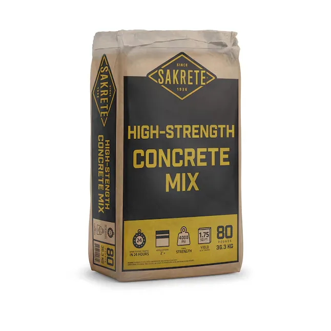 Sakrete High-Strength Concrete Mix — 80 lb Bag