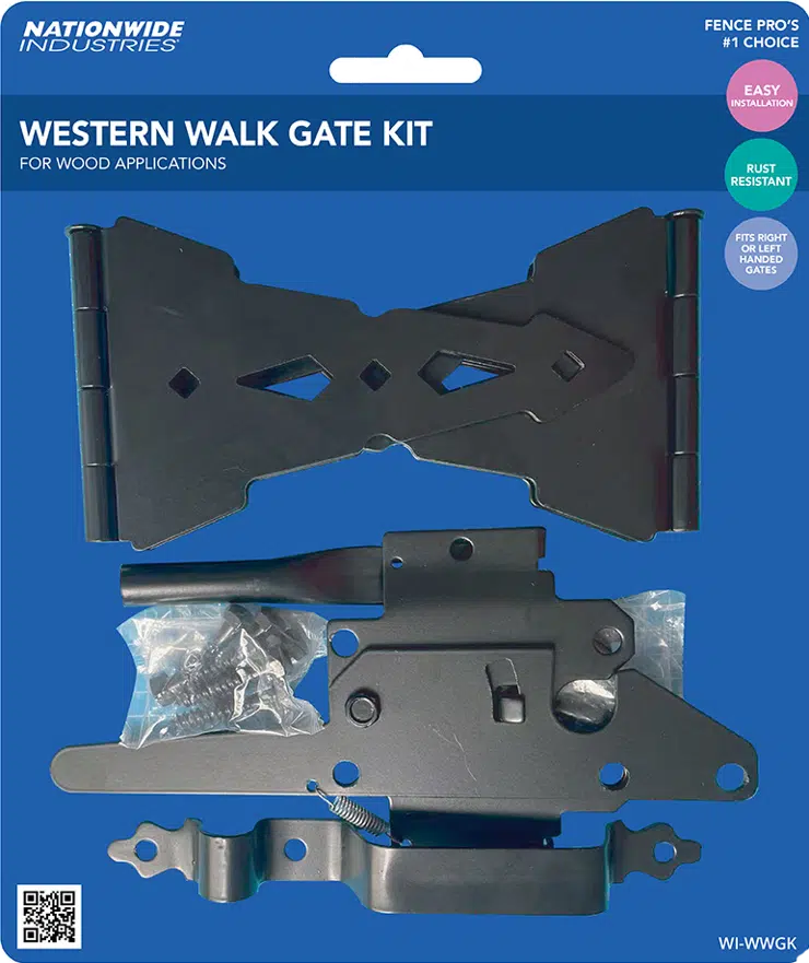 Western Gate Kit — 3 Hinges