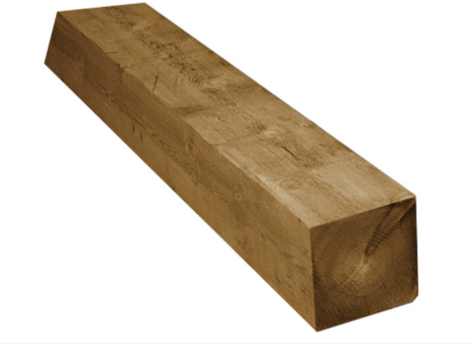 Western Red Cedar Timber — 6×6, 8 ft, Pro Grade