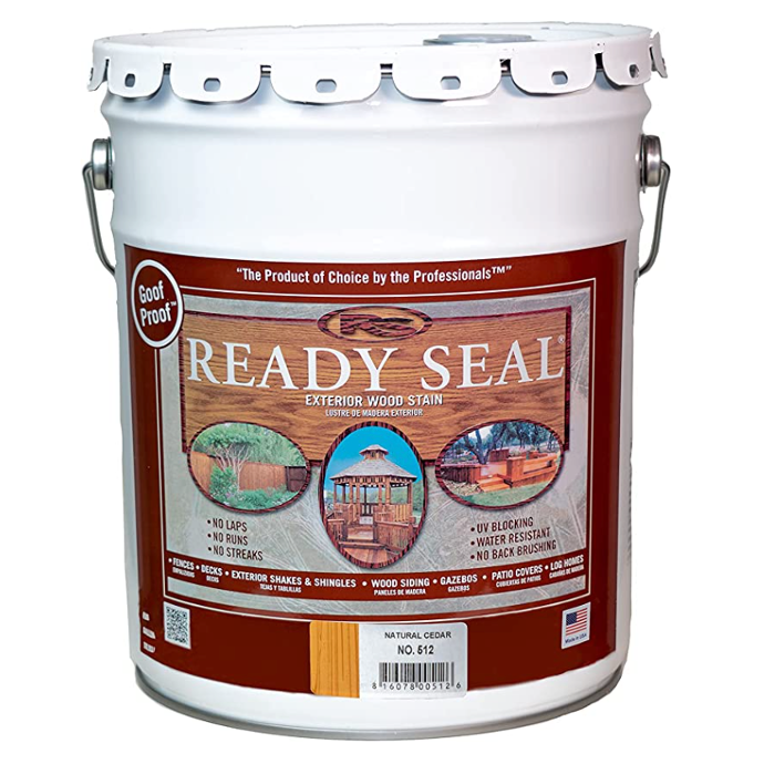 Ready Seal Exterior Wood Stain & Sealer — 8 Colors, 1 & 5 Gallon